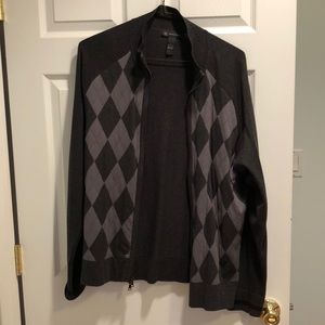 Zip up dress sweater